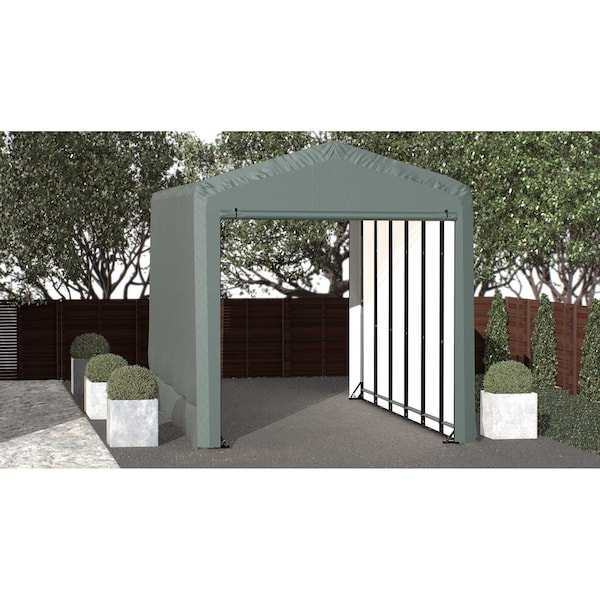 Shelterlogic ShelterTube Wind and Snow-Load Rated Garage, 14x27x16 Green SQAACC0104C01402716 - main